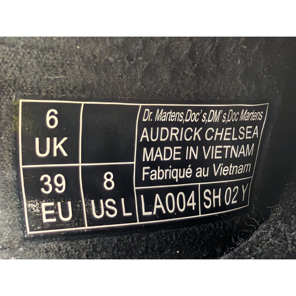 Dr. Martens Women's Audrick Leather Platform Chelsea boots: size 8 - Black - Picture 11 of 12